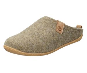 Pantoffel ROHDE "GREENYS N35", Damen, Gr. 36, beige (beige, meliert), Filz, Schuhe, Hausschuh, Clog, Homeslipper mit herausnehmbarer Innensohle (15537928-36) beige, meliert