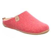 Pantoffel ROHDE "GREENYS N35", Damen, Gr. 38, hellrot, Filz, meliert, Schuhe, Hausschuh, Clog, Homeslipper mit herausnehmbarer Innensohle (74078408-38) hellrot