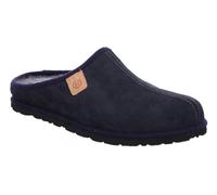 Pantoffel ROHDE "H.MERAN", Herren, Gr. 41, blau (dunkelblau), Veloursleder, Schuhe, Hausschuh, Pantoffel, Homeslipper zum Schlupfen (75138930-41) dunkelblau