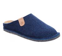 Pantoffel ROHDE "LUCCA", Damen, Gr. 41, blau (dunkelblau), Filz, meliert, Schuhe, Clog, Hausschuh, Homeslipper in melierter Optik (18167920-41) dunkelblau