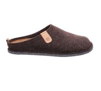 Pantoffel ROHDE "Lucca-H", Herren, Gr. 47, braun, Filz, Schuhe, Hausschuh, Schlupfschuh, Clog, Wohlfühlschuh mit Label (57790369-47) braun