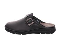 Pantoffel ROHDE "OTRANTO", Herren, Gr. 45, schwarz, Leder, Schuhe, Hauschuh, Pantoffel, Homeslipper, Clog mit Schnallenverschluss (49675424-45) schwarz