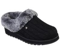 Skechers BOBS Damen Hausschuhe gefüttert KEEPSAKES ICE ANGEL Schwarz, Schuhgröße:EUR 39