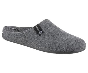 Pantoffel VERBENAS "Eagle", Herren, Gr. 46, grau, Filz, meliert, Schuhe, Clog, Homeslipper, Hausschuh zum Schlupfen (60835035-46) grau