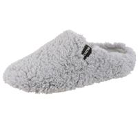 VERBENAS York Damara, Damen Hausschuh Grau aus Textil, super flauschig, Wohlfühlmoment. blau Gr. 39