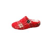 Pantoffel VERBENAS "York Gales", Damen, Gr. 40, wärmend, rot (rot kombiniert), Textil, kariert, Schuhe Hausschuh Pantoffeln, Hausschuh, Homeslipper, Wohlfühlschuh in karierter Optik (99832067-40) rot