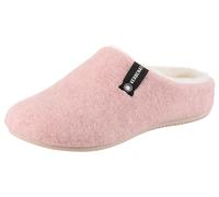 Pantoffel VERBENAS "York Picos Pet", Damen, Gr. 37, rosé, Textil, meliert, Schuhe Pantoffel, Homeslipper, Clog, Hausschuh mit wärmender Innenausstattung (61688565-37)