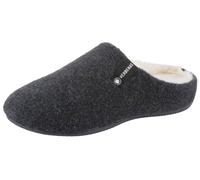 Pantoffel VERBENAS "York Picos Pet", Damen, Gr. 39, blau (nachtblau), Textil, meliert, klassisch, Schuhe, Homeslipper, Clog, Hausschuh mit wärmender Innenausstattung (10934942-39) nachtblau