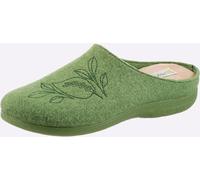 Pantoffel WALDLÄUFER, Damen, Gr. 37, grün (apfel), Filz, Schuhe (52913464-37) apfel