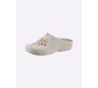 Pantoffel WALDLÄUFER, Damen, Gr. 39, beige, Filz, Schuhe Hausschuh Pantoffeln (88751828-39) beige