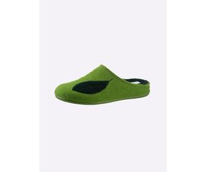 Pantoffel WALDLÄUFER, Damen, Gr. 39, grün (apfel), Filz, Schuhe (33636711-39) apfel