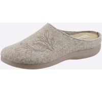 Pantoffel WALDLÄUFER, Damen, Gr. 41, beige, Filz, Schuhe (44288810-41) beige
