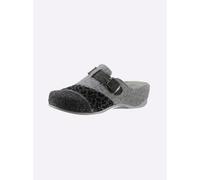 Pantoffel WALDLÄUFER, Damen, Gr. 41, Filz, grau (grau, gemustert), Filz, Wolle, Schuhe (56483303-41) grau, gemustert