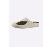 Pantoffel WALDLÄUFER, Damen, Gr. 42, beige (ecru), Filz, Schuhe (44167143-42) ecru
