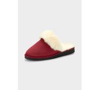 Pantoffeln aus Lammfell rot 39