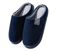 Pantoffeln Herren Filz Plüsch Hausschuhe Filzpantoffeln,Flauschig Filzhausschuhe Hochzeit Flip Flops Für Gäste Pantoffel 43 46 Anti Schweiß House Shoes Hüttenschuhe Ultraleicht Herrenhausschuhe