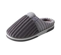 Pantoffeln Herren Filz Plüsch Hausschuhe Filzpantoffeln,Herrenhausschuhe Hüttenschuhe Ultraleicht Hochzeit Flip Flops Für Gäste Pantoffel 43 46 Anti Schweiß House Shoes Flauschig Filzhausschuhe