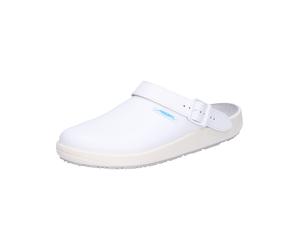 Pantolette ABEBA "Clog", Damen, Gr. 40, weiß, Obermaterial: 100% Rindsleder Leather cow., Schuhe Pantolette (87338254-40) weiß