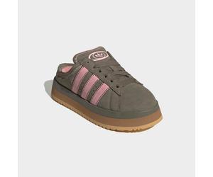 Pantolette ADIDAS ORIGINALS "CAMPUS 00S WINTER LOW", Damen, Gr. 37, olive strata, olive strata, pink spark, Leder, Schuhe Pantolette, Topseller (12173566-37) olive strata, olive strata, pink spark