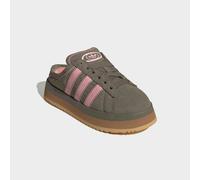 Pantolette ADIDAS ORIGINALS "CAMPUS 00S WINTER LOW", Damen, Gr. 40, olive strata, olive strata, pink spark, Leder, Schuhe Pantolette (12173566-40) olive strata, olive strata, pink spark