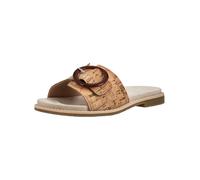 Pantolette ARA "Ara Pantoletten Lederimitat", Damen, Gr. 37, beige (natur), Lederimitat, Schuhe Pantolette (83521713-37) natur