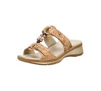 Pantolette ARA "Ara Pantoletten Lederimitat", Damen, Gr. 38, braun (natur), Lederimitat, Schuhe Pantolette (48827353-38) natur