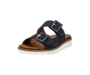 Pantolette ARA "Ara Sandalen Veloursleder", Damen, Gr. 38, schwarz, Veloursleder, Schuhe Pantolette (84281008-38) schwarz