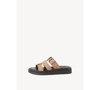 Tamaris Da.-Pantolette für Damen, beige, Größe 39 EU