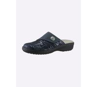 Pantolette BELVIDA, Damen, Gr. 37, blau (mittelblau), Veloursleder, Schuhe Pantolette (79337464-37) mittelblau