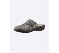 Pantolette BELVIDA, Damen, Gr. 38, grau (hellgrau), Veloursleder, Schuhe Pantolette (73073212-38) hellgrau