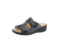 Pantolette BELVIDA, Damen, Gr. 40, blau (blau, bedruckt), Glattleder, Schuhe Pantolette (78805606-40) blau, bedruckt