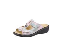 Pantolette BELVIDA, Damen, Gr. 42, rosa (rosé, bedruckt), Glattleder, Schuhe Pantolette (58264649-42) rosé, bedruckt