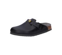 Pantolette BIRKENSTOCK "Boston ESD", Damen, Gr. 48, schwarz, Obermaterial: 100% Rindsleder Leather cow., Schuhe Pantolette (94461511-48) schwarz