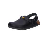 Pantolette BIRKENSTOCK "Tokio ESD", Damen, Gr. 42, schwarz, Obermaterial: 100% Rindsleder Leather cow., Schuhe Pantolette (39445039-42) schwarz