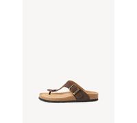 Tamaris Damen Fußbett Pantolette flach, braun, 38 EU