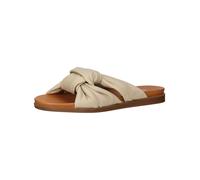 Pantolette BULLBOXER "Bullboxer Pantoletten Leder", Damen, Gr. 38, beige, Leder, Schuhe Pantolette (14395056-38)