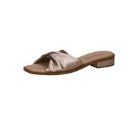 Pantolette CAPRICE "Caprice Pantoletten Leder", Damen, Gr. 36, taupe, Leder, Schuhe Pantolette (78025917-36) taupe