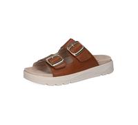 Pantolette CAPRICE "Caprice Pantoletten Nappaleder", Damen, Gr. 38, cognac, Nappaleder, Schuhe Pantolette (44552864-38) cognac