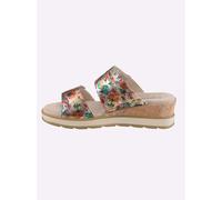 Pantolette CAPRICE, Damen, Gr. 38, bunt, Glattleder, Schuhe Pantolette (95615003-38) bunt