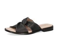 Pantolette CAPRICE, Damen, Gr. 38, schwarz, Nappaleder, Schuhe Pantolette, Blockabsatz, Sommerschuh mit hochwertiger Memotion Ausstattung (76501319-38) schwarz