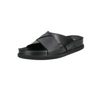 Clarks Herren Torford Cross Schiebe-Sandalen, Black Leather, 42 EU