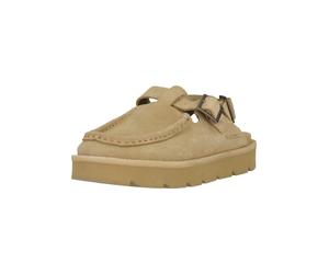 Pantolette CLARKS "Meare Easy", Damen, Gr. 38, hellbraun, Leder, Schuhe Pantolette, mit bequemer Konstruktion (60739152-38) hellbraun