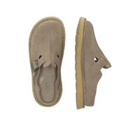 Pantolette CLARKS "Solsbury", Herren, Gr. 42, grau, Kalbsleder, Schuhe Pantolette, mit superweichem Fußbett (22553564-42) grau