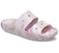 Pantolette CROCS "Classic Marbled Sandal", Damen, Gr. 41, quartz, rosa, Croslite™, Schuhe Pantolette, mit Tieffußbett (36863808-41)