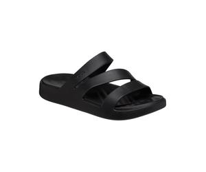 Pantolette CROCS "Getaway", Jungen, Gr. 41, schwarz, Obermaterial: 100% Gummi rubber., Schuhe Pantolette (23584606-41) schwarz