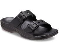 Pantolette CROCS "Saturday Sandal", Damen, Gr. 37, schwarz, Croslite™, unifarben, Schuhe Pantolette, Sommerschuh, Strandschuh, Badeschuh mit Fußbett aus Croslite™-Schaum (71174318-37) schwarz