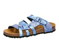Pantolette Damen Schnallen blau LICO Bioline Flora - Blau / 36