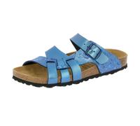 LICO Damen Bioline Flora Pantoletten blau, Größe 40, 4352025 Blau 40