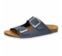 Pantolette Damen Schnallen blau LICO Bioline Lady Style - Blau / 39