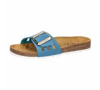 Pantolette Damen Schnallen blau LICO Bioline Once Fashion - Blau / 38